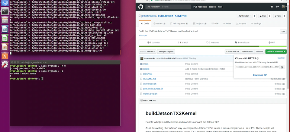 Jetson TX2 Kernel Build