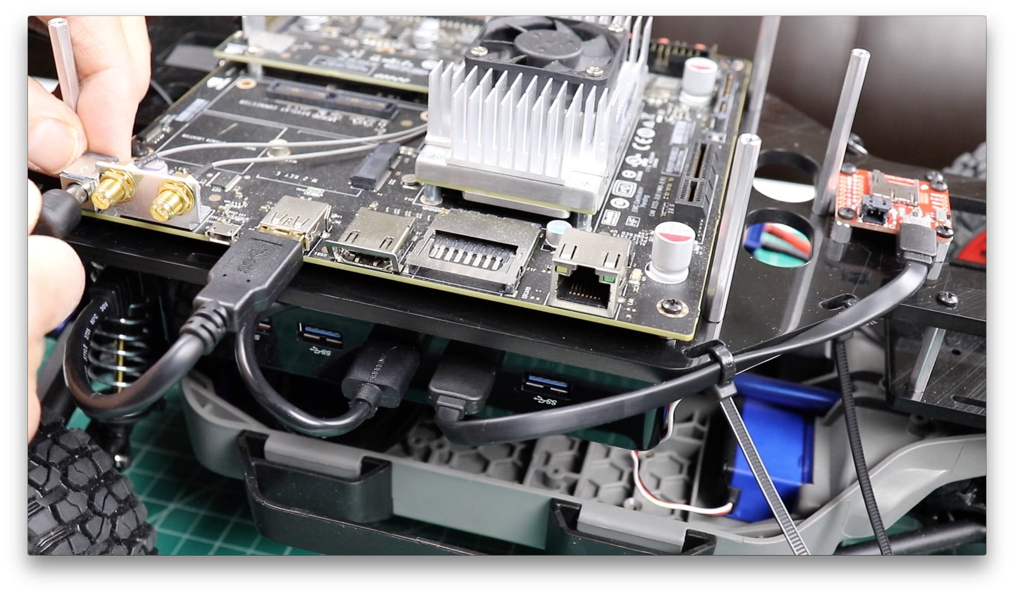 Install Jetson Power Cable