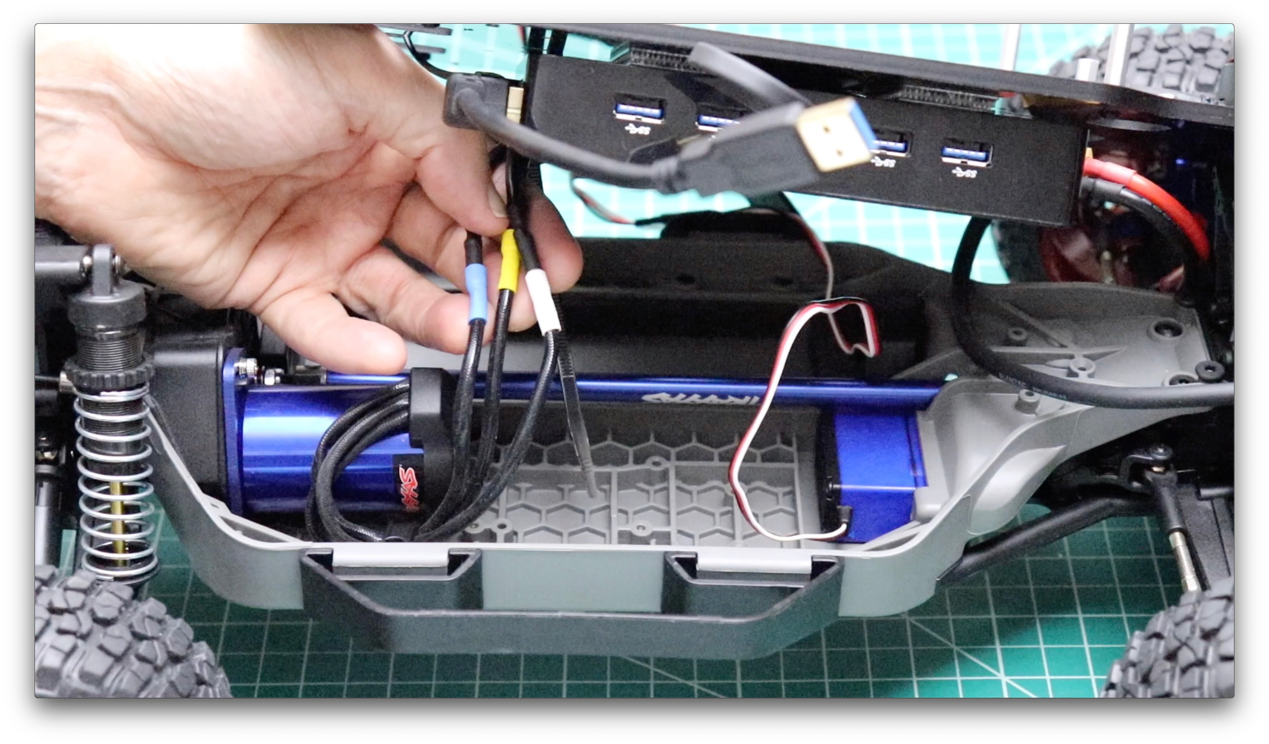 ESC Connected to Motor